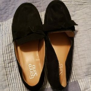 Franco Sarto suede loafers
